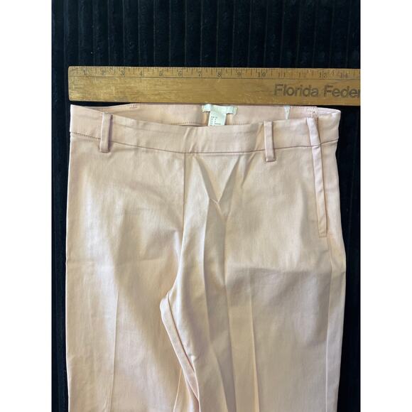 H&M Pink Women's Size 4 Pink Side Zip Trouser Professional Business Classy - Picture 3 of 4